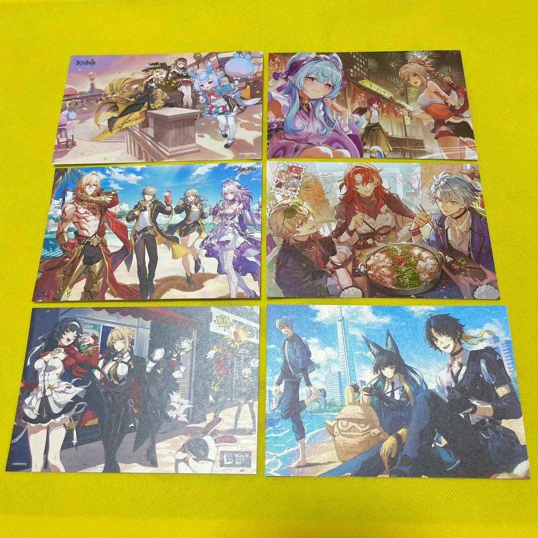 ポストカード 原神 スタレ ゼンゼロ POPUP 2025 福岡 ポップアップ