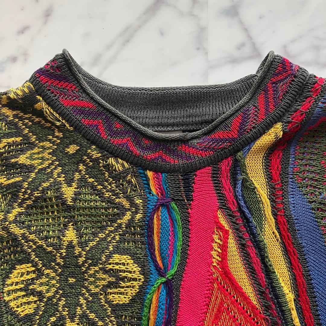 COOGI 3Dニット セーター 白タグ コットン100% オーストラリア製