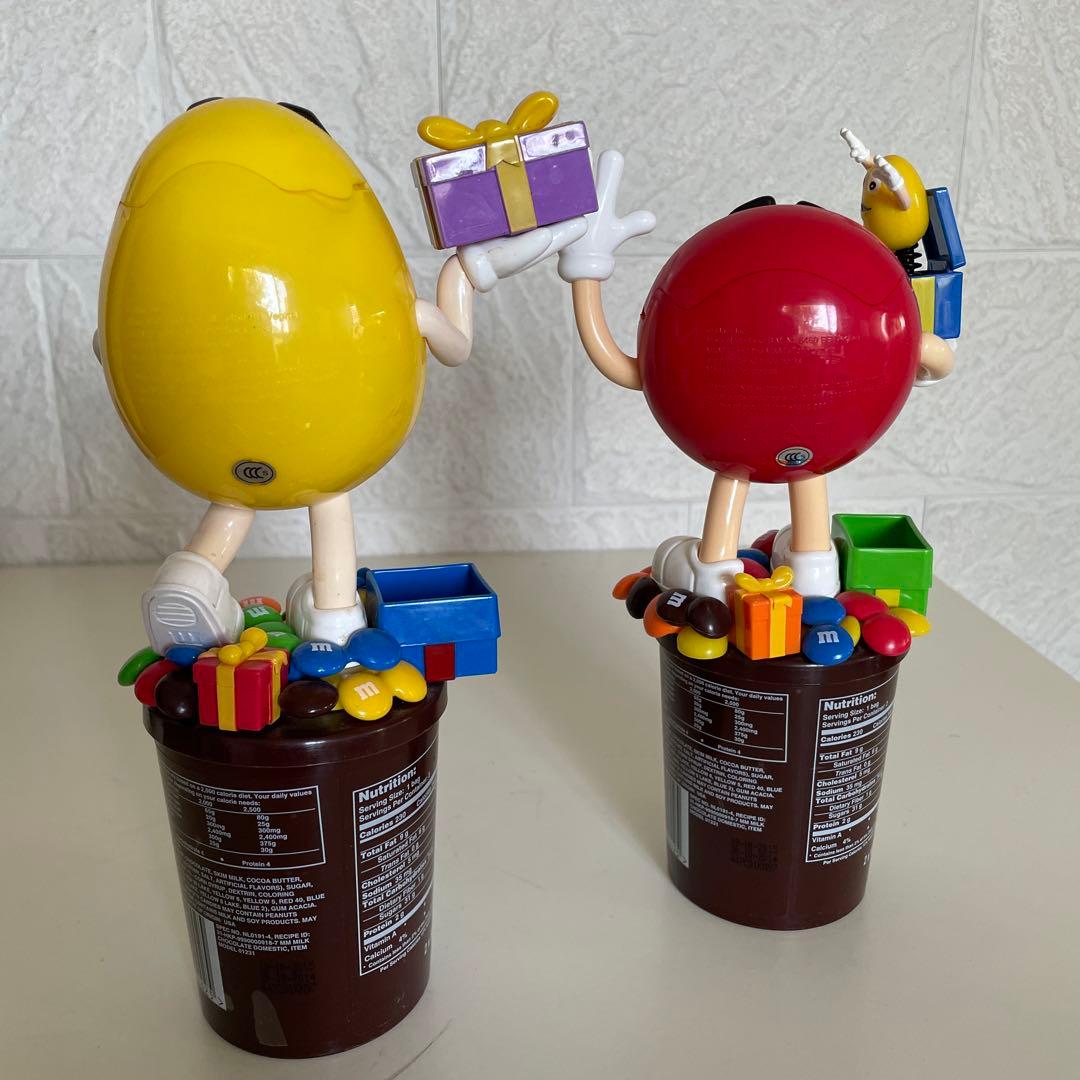 エムアンドエムズ m&m's 人形 マスコット ディスペンサー 2個セット