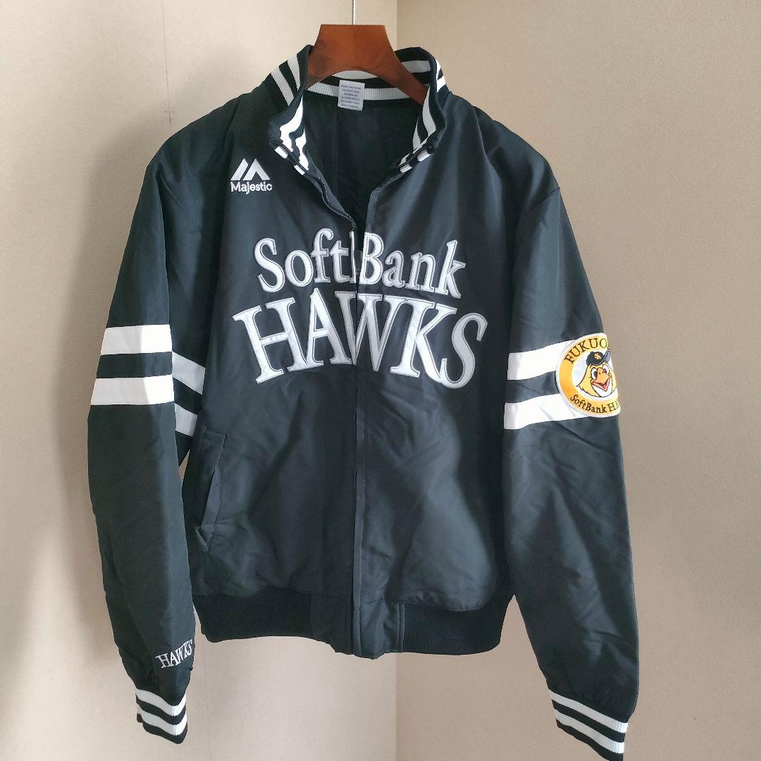 ソフトバンクホークス ジャンパー マジェスティック グランドコート