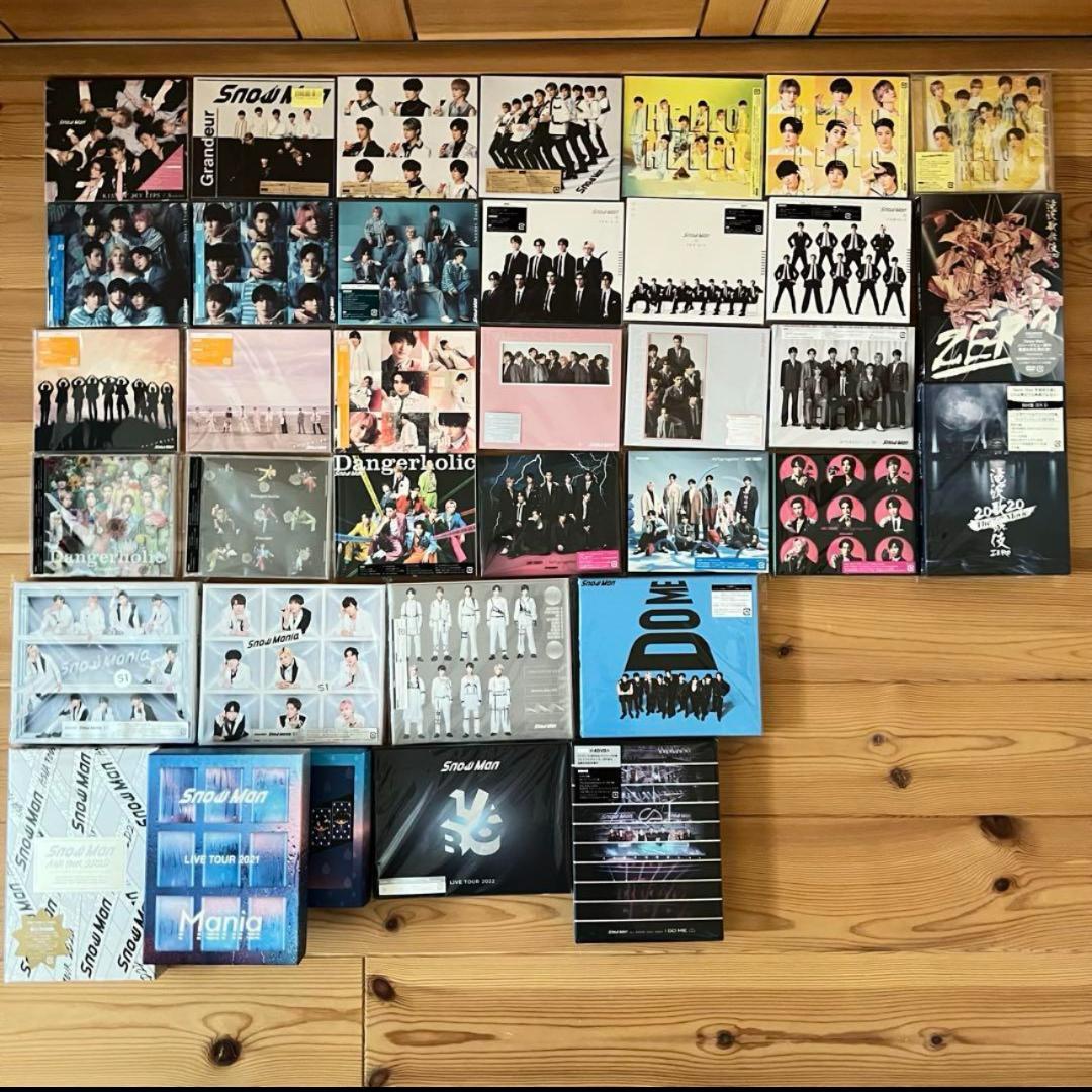 Man シングル アルバム CD DVDまとめ売りセット SnowManシングルCD・DVDまとめ売り - メルカリ