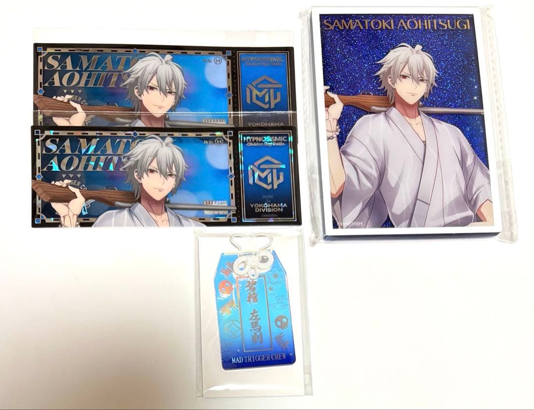 ヒプマイ ヒプノシスマイク 左馬刻 アクリルブロック お守り チケット