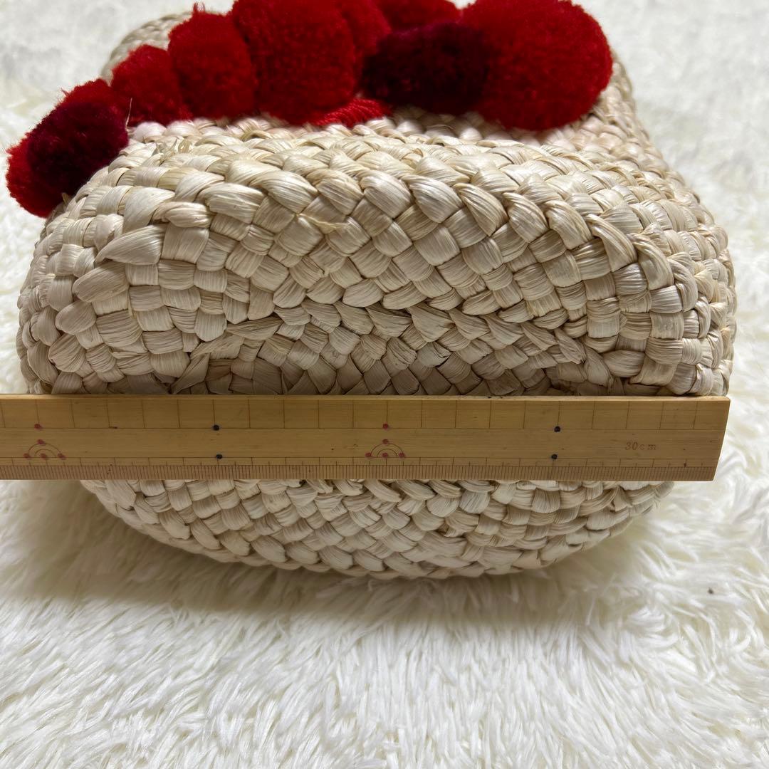 《ear PAPILLONNER》ロブスター刺繍のかごバッグ