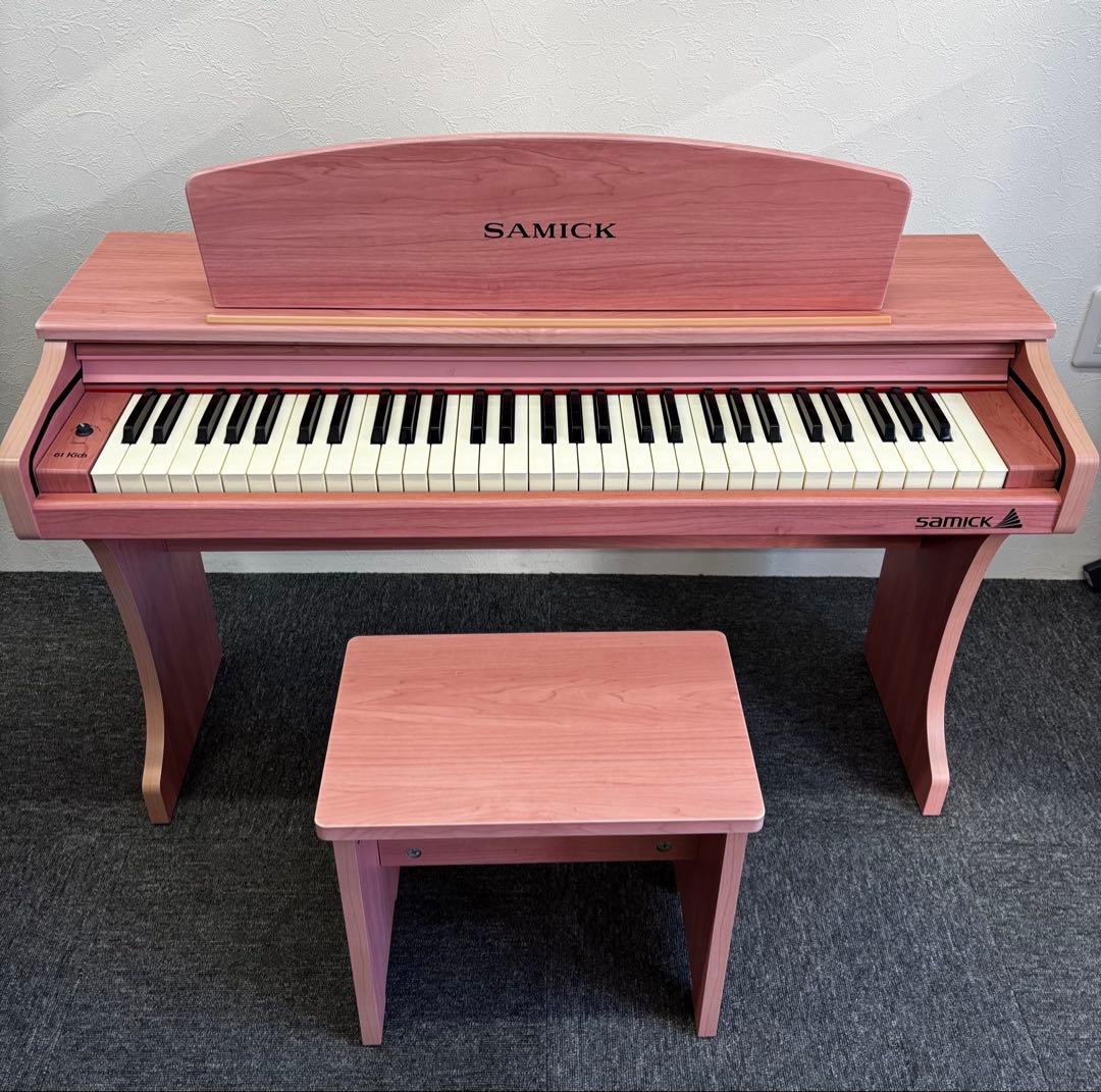 【札幌限定】SAMICK 電子ピアノ 61Kids デジタルミニピアノ SAMICK 電子ピアノ 61 KID-02 ミニデジタルピアノ ピンク 61鍵 - メルカリ