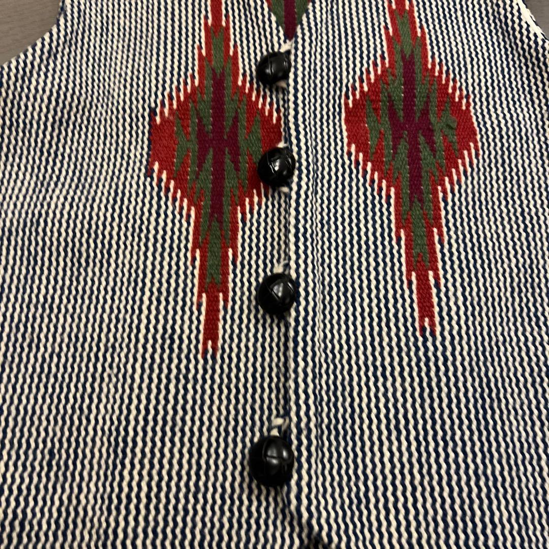 ORTIEGA'S 希少柄ウールベスト 38