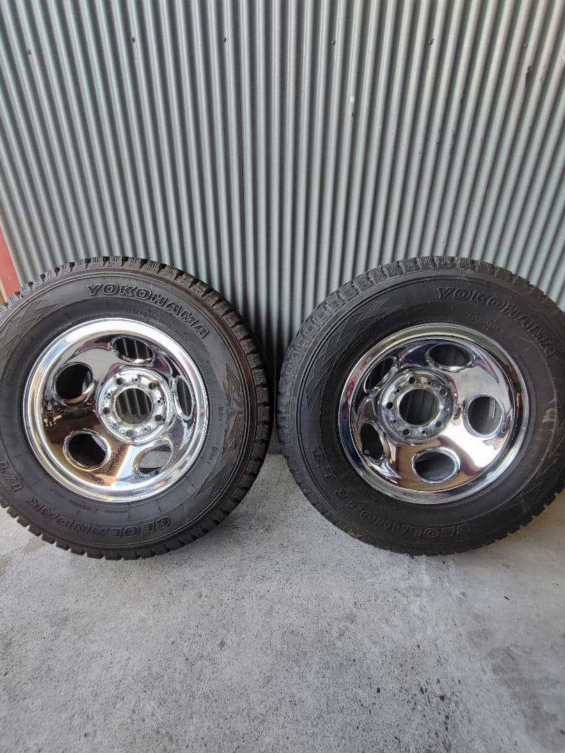 ダッジ ラムバン 純正15インチ 4本PCD139.7 スタッドレスタイヤ