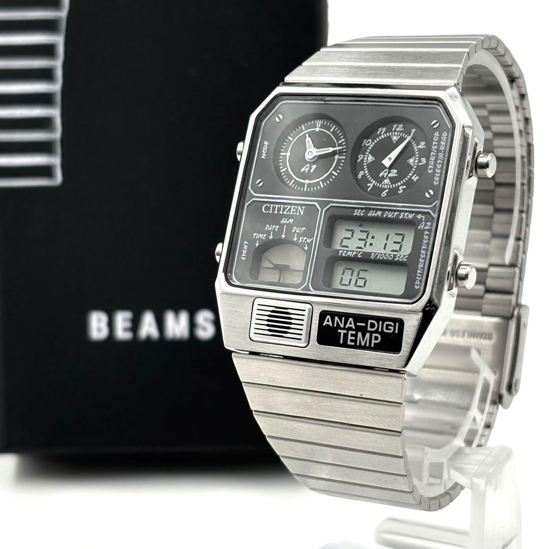 【美品】 シチズン ビームス 別注 アナデジ テンプ 腕時計 ブラック 稼働 バッカス的オススメ〜X'masプレゼント編〜｜ビームス ジャパン 渋谷｜BEAMS