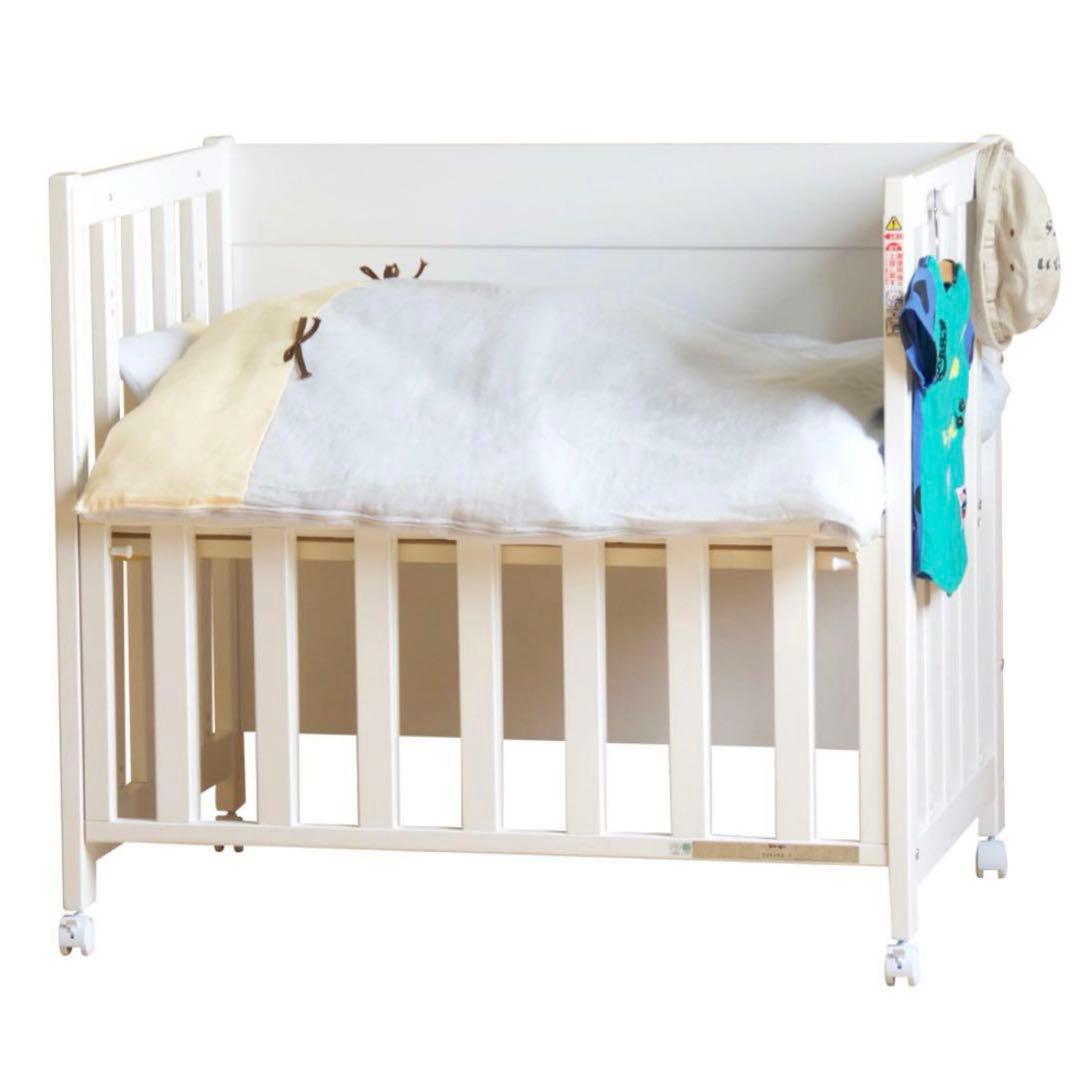 日本製 木製 ベビーベッド ベビーサークル 5way スリーピー 石崎家具 ベッド&ベビーベッド専門店『スリーピー』 日本製 5way ベビーベッド