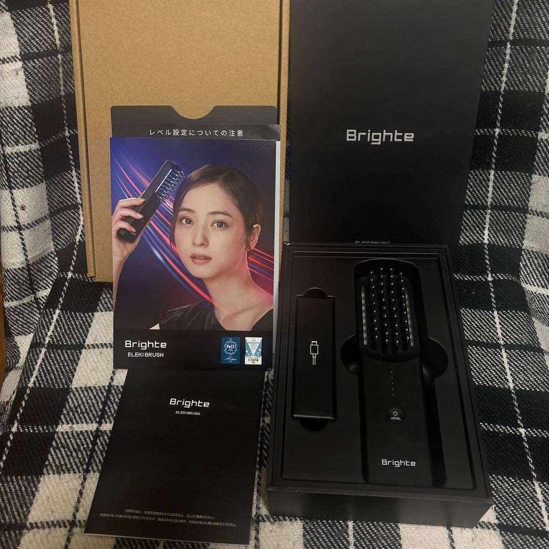 Brighte ELEBIRU 美顔器 LEDライト機能 Brighte ELEKI BRUSH+ ブライト エレキブラシプラス （ブラシ型美顔器