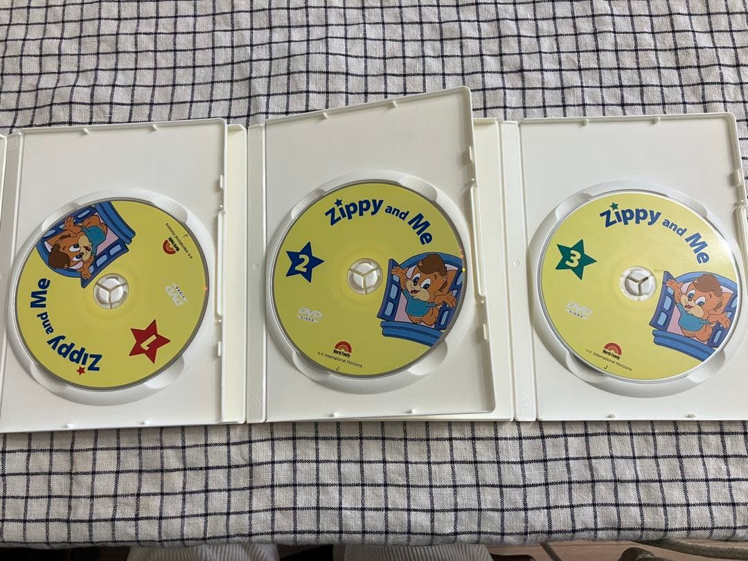 おうち英語】ディズニー英語システム Zippy and Me DVD1-3巻