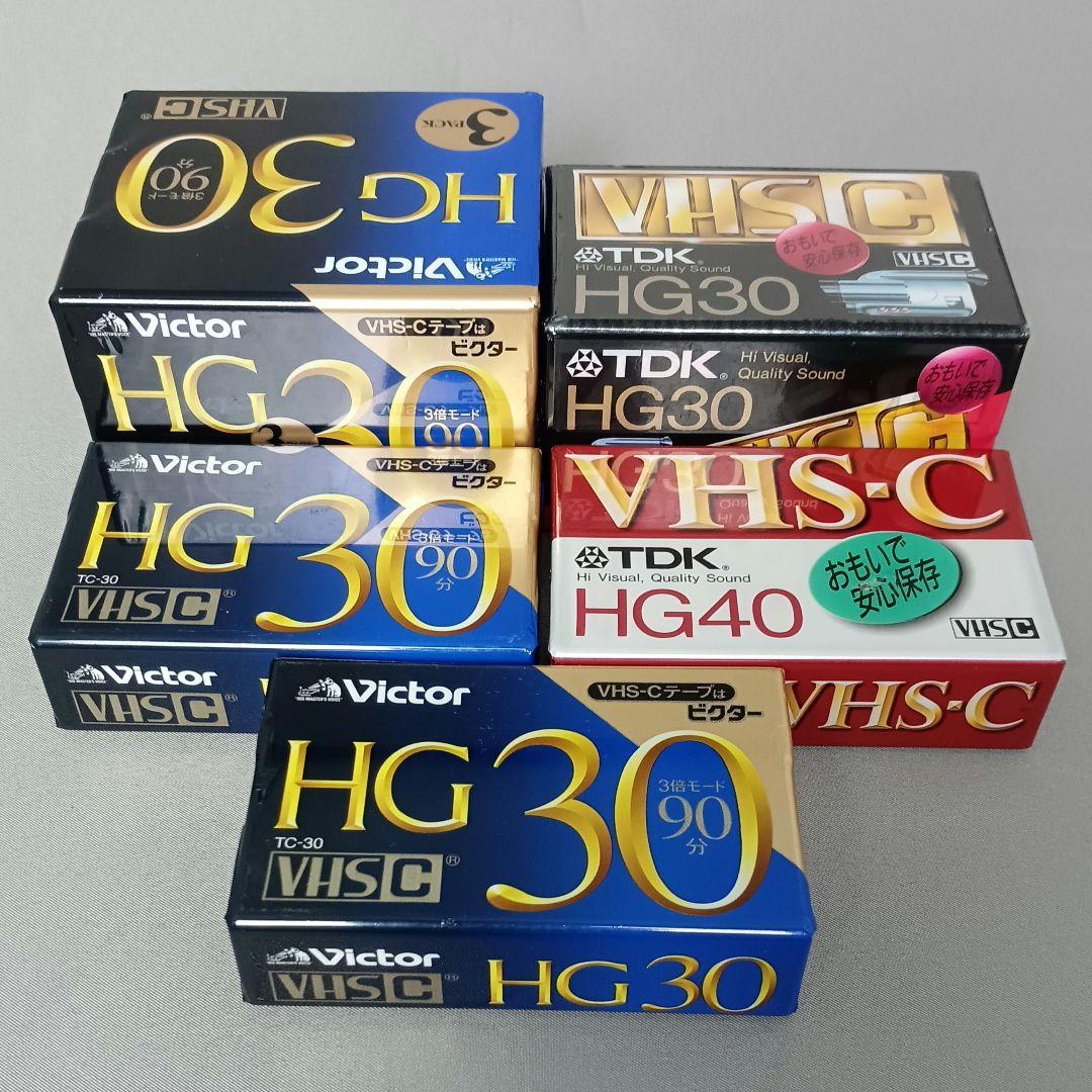 未開封 Victor TDK VHS-C ビデオカセットテープ セット VHS-C 変換 VHS カセットアダプター アタッチメント 送料無料 ビデオ