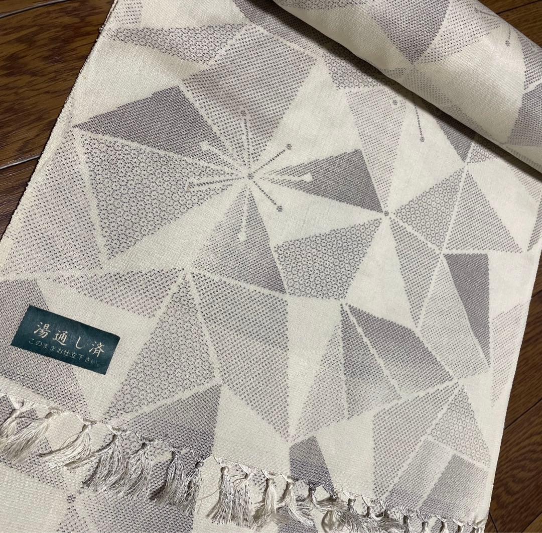 着物ワンピーステントラインマキシ丈《14》白大島紬《7マルキ含む》や紬等L〜