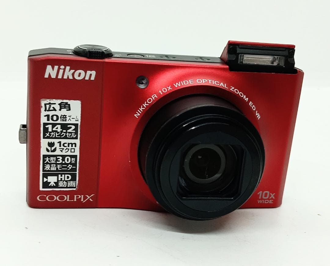 Nikon COOLPIX S8000 レッド 14.2MP 10倍ズーム