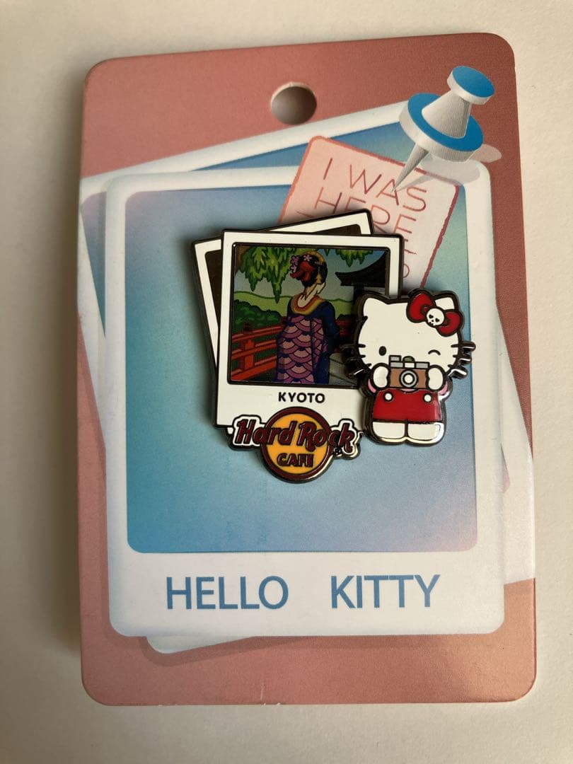 ハードロックカフェ ピン ハローキティメモリーオブトリップ 京都