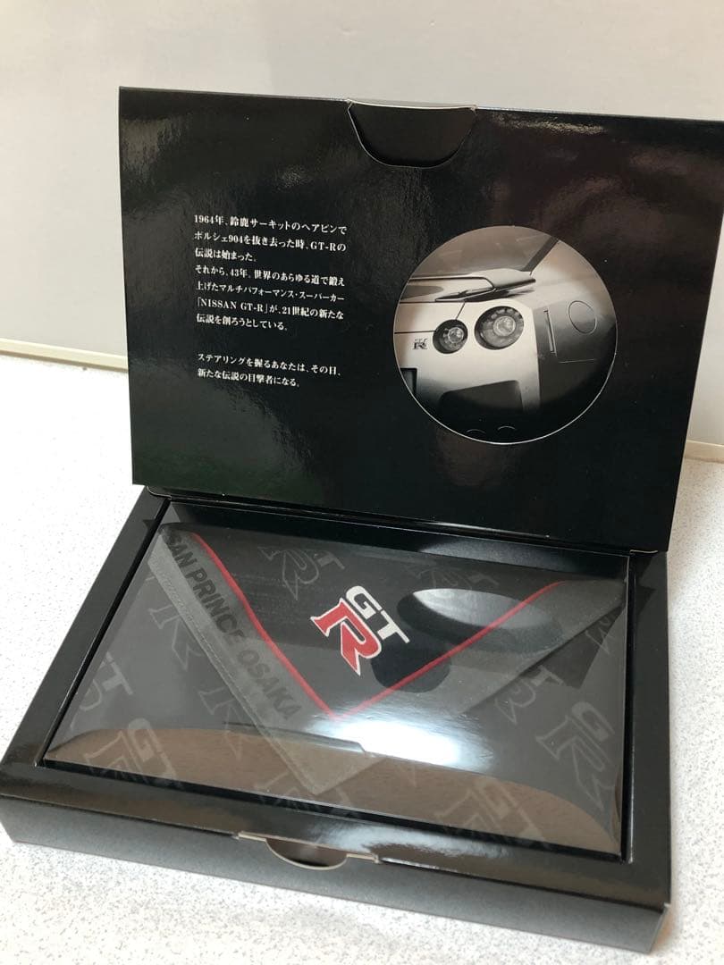 【激レア】ニッサン・R35 GT-R ハンカチ　非売品　nismoスカイライン Japan NEW Aoshima 1/24 Snap Car R35 NISSAN GT-R NISMO Special 2022