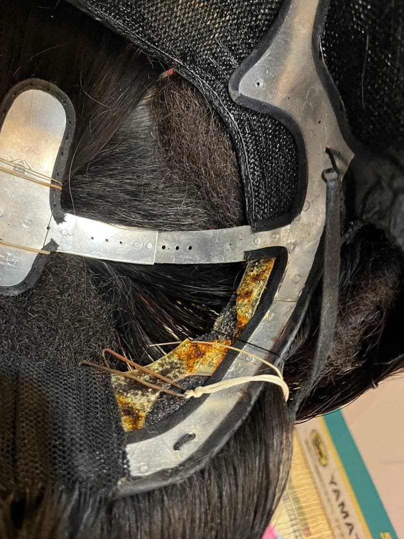 日本髪　かつら　大衆演劇　つぶし島田　芸者　芸妓　M -Lサイズ 日本舞踊