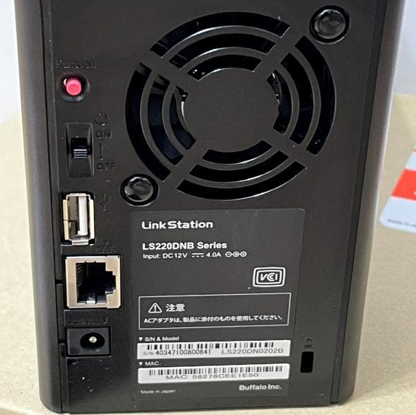 Link Station LS220DNB 2.0TB NAS （SOHO向け）