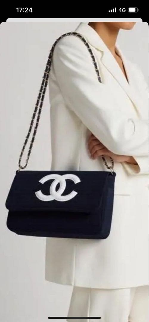 CHANEL シャネル ミニバッグ ポーチ ブラック×ホワイトロゴ✩.*˚ Supsale｜スーパーコピーブランド通販専門店 | バッグ・時計・服（代金