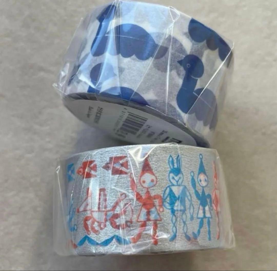 新品 2個セット ミナペルホネン マスキングテープ カモ井加工紙 mt