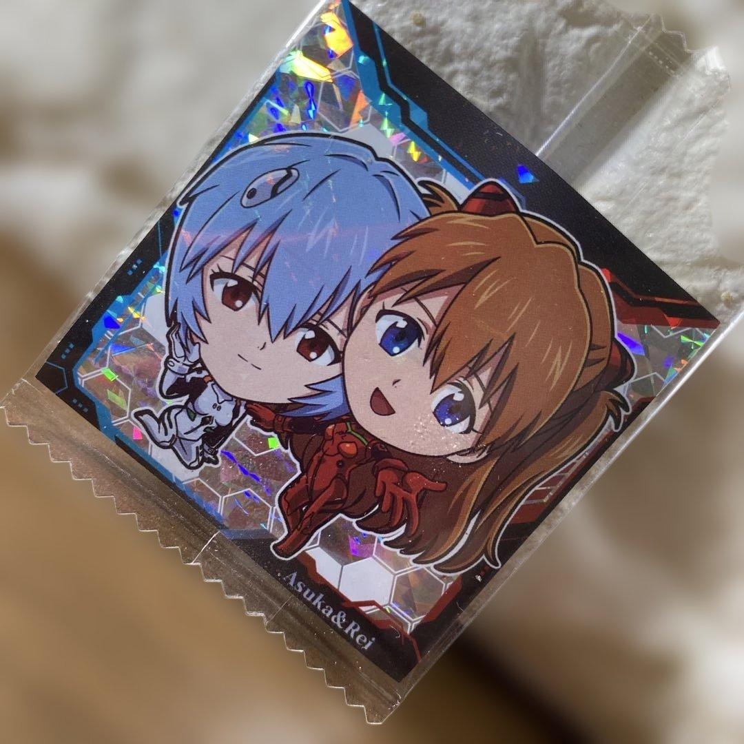 エヴァンゲリオンウエハース アスカ＆レイ - メルカリ