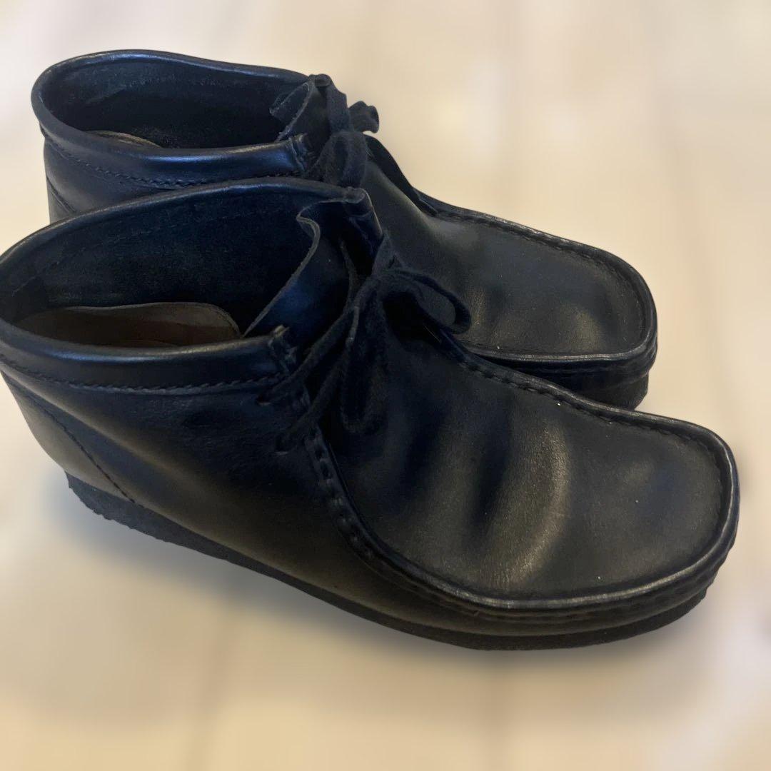 クラークス　ワラビー　黒 Wallabee / メンズ ワラビー（ブラックスエード） -Clarks (クラークス