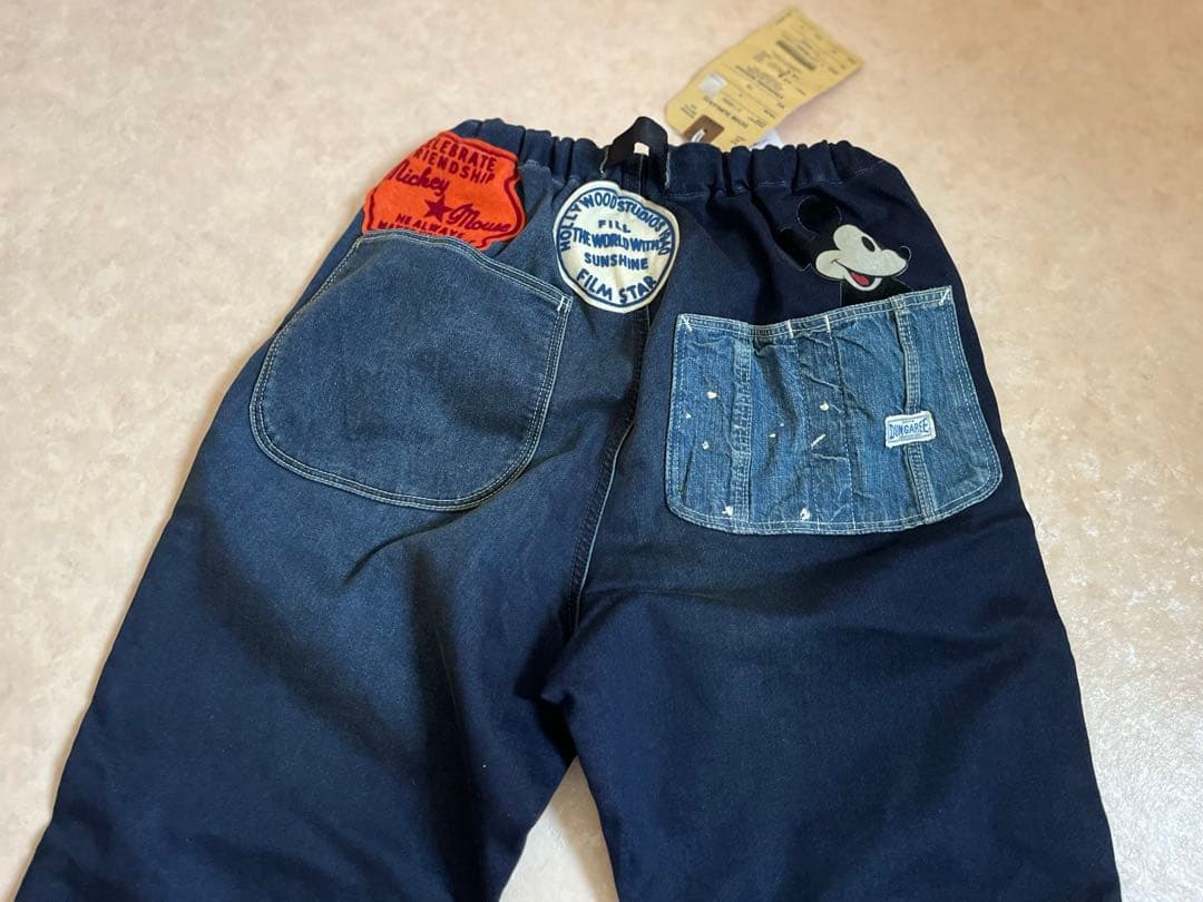 デニム＆ダンガリー　新品タグ付　ミッキー　デニムパンツ　02 40%OFF】 12oz HOME MADEデニム MICKEY パンツ / DENIM DUNGAREE