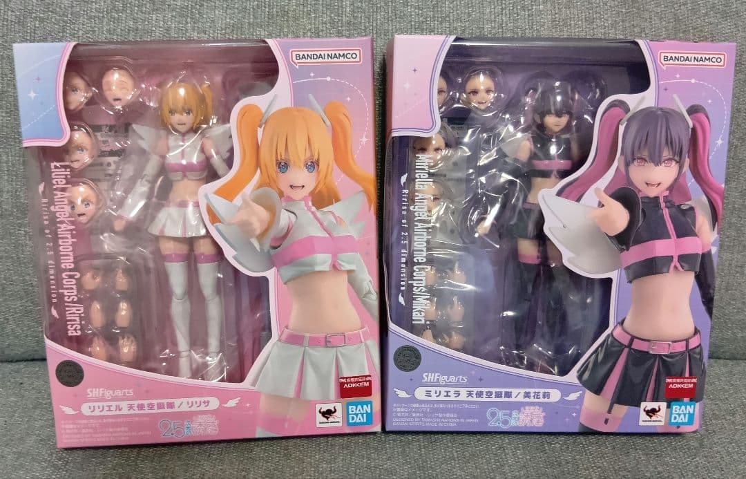 S.H.フィギュアーツ 2.5次元の誘惑 リリエル・ミリエラ２点セット【未開封】 S.H.Figuarts ミリエラ 天使空挺隊／美花莉 | 魂ウェブ