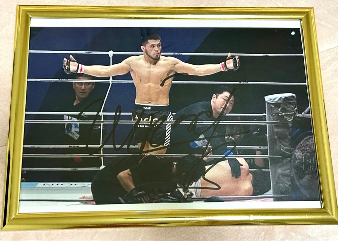 RIZIN シェイドゥラエフ 直筆サイン RIZIN師走の超強者祭り 朝倉未来