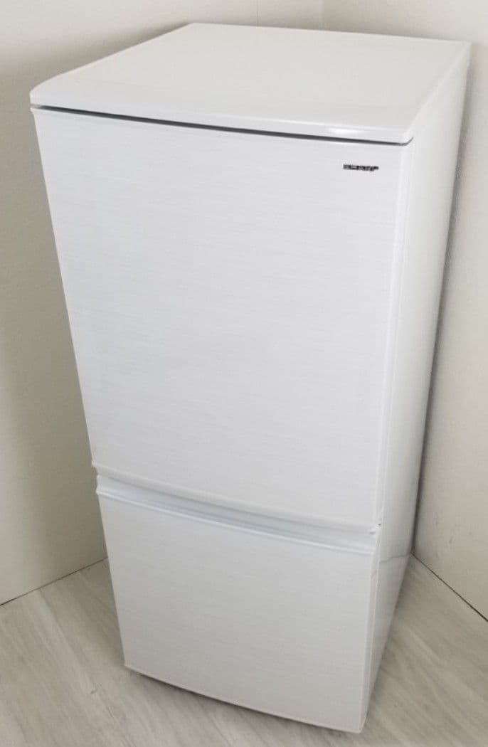 SHARP 冷蔵庫 SJ-D14F-W 137L 冷蔵庫 ホワイト系 SJ-D14F-W [137L /2ドア /右開き/左開き付け替え