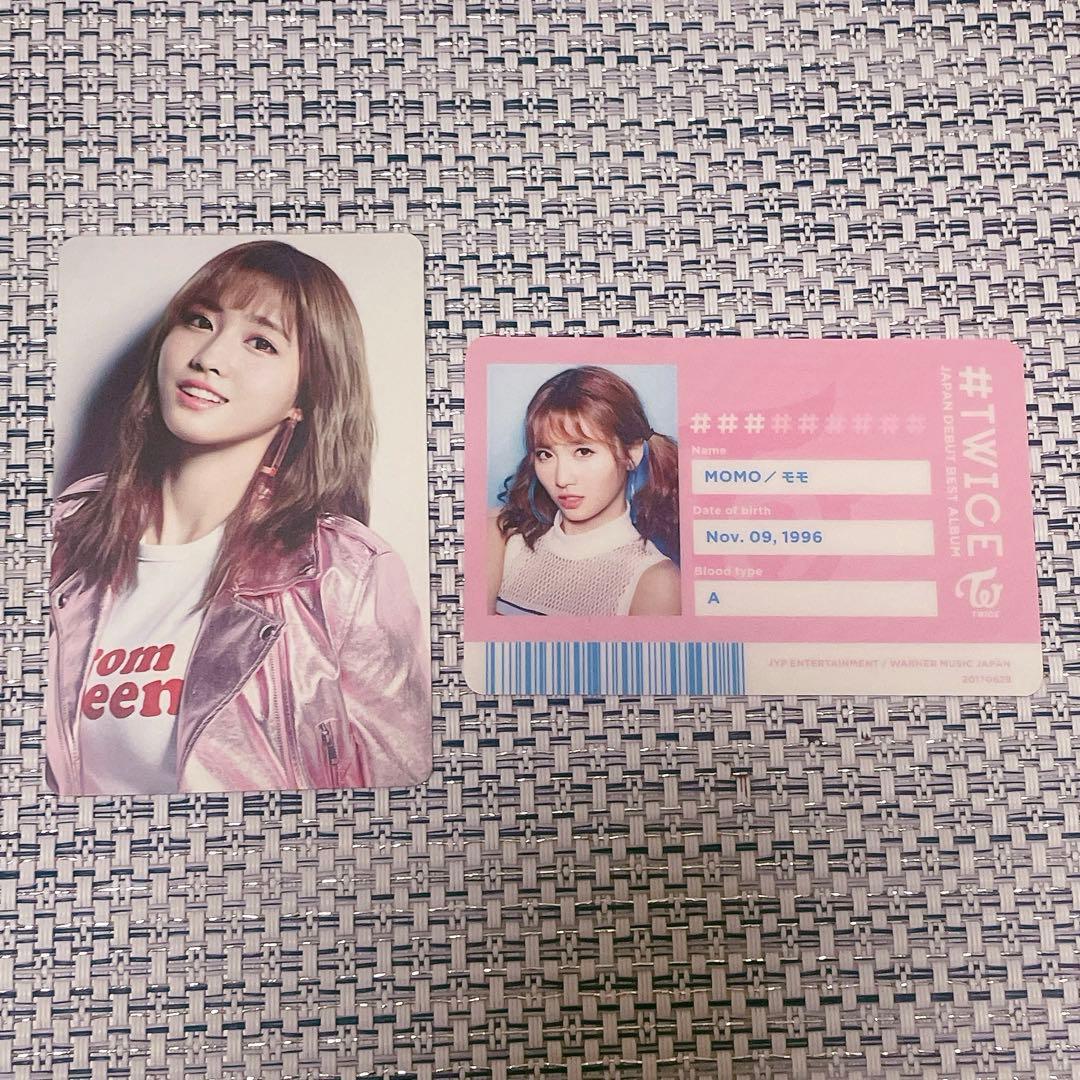 TWICE アルバム ハイタッチ券 IDカード トレカ MOMO モモ - メルカリ