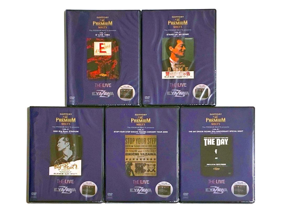 超希少・未開封】矢沢永吉 THE LIVE 非売品DVD5枚セットプレモル当選