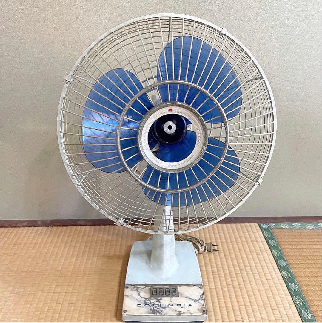 COLUMBIA CF-312 30cmFAN扇風機 コレクション 昭和レトロ - メルカリ