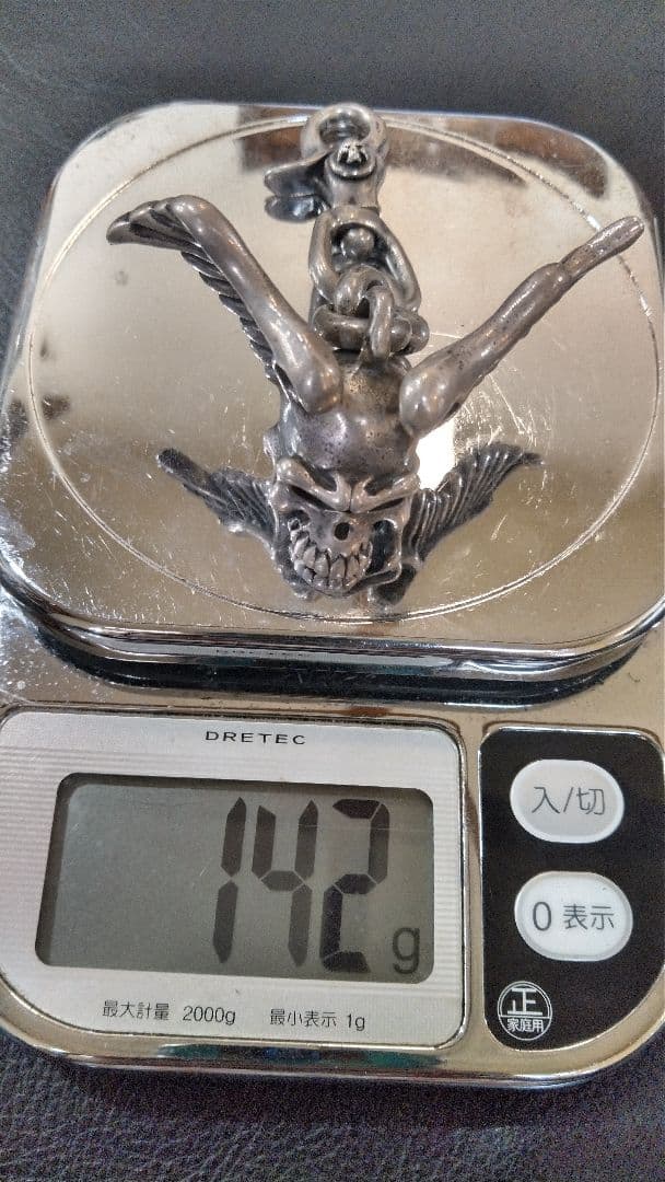 こ*ば様 THIRTEENDESIGNS ウイングスカルキーチェーン142g 9 - メルカリ