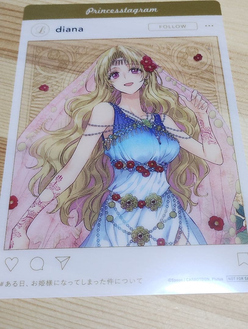 ホログラムカード ある日、お姫様になってしまった件について SNS風