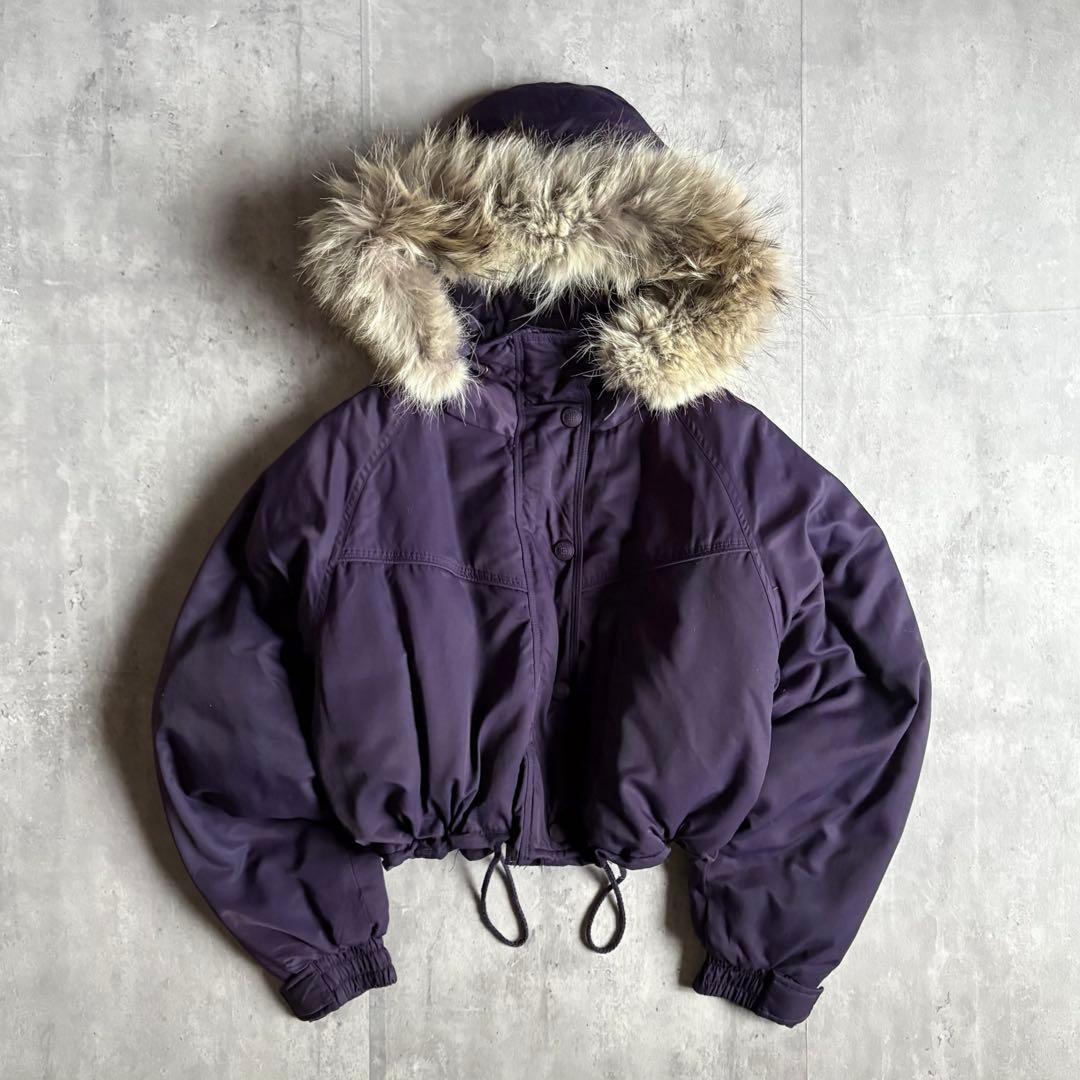 90s cabela's】グースダウンジャケット ファー付き 短丈 y2k - メルカリ