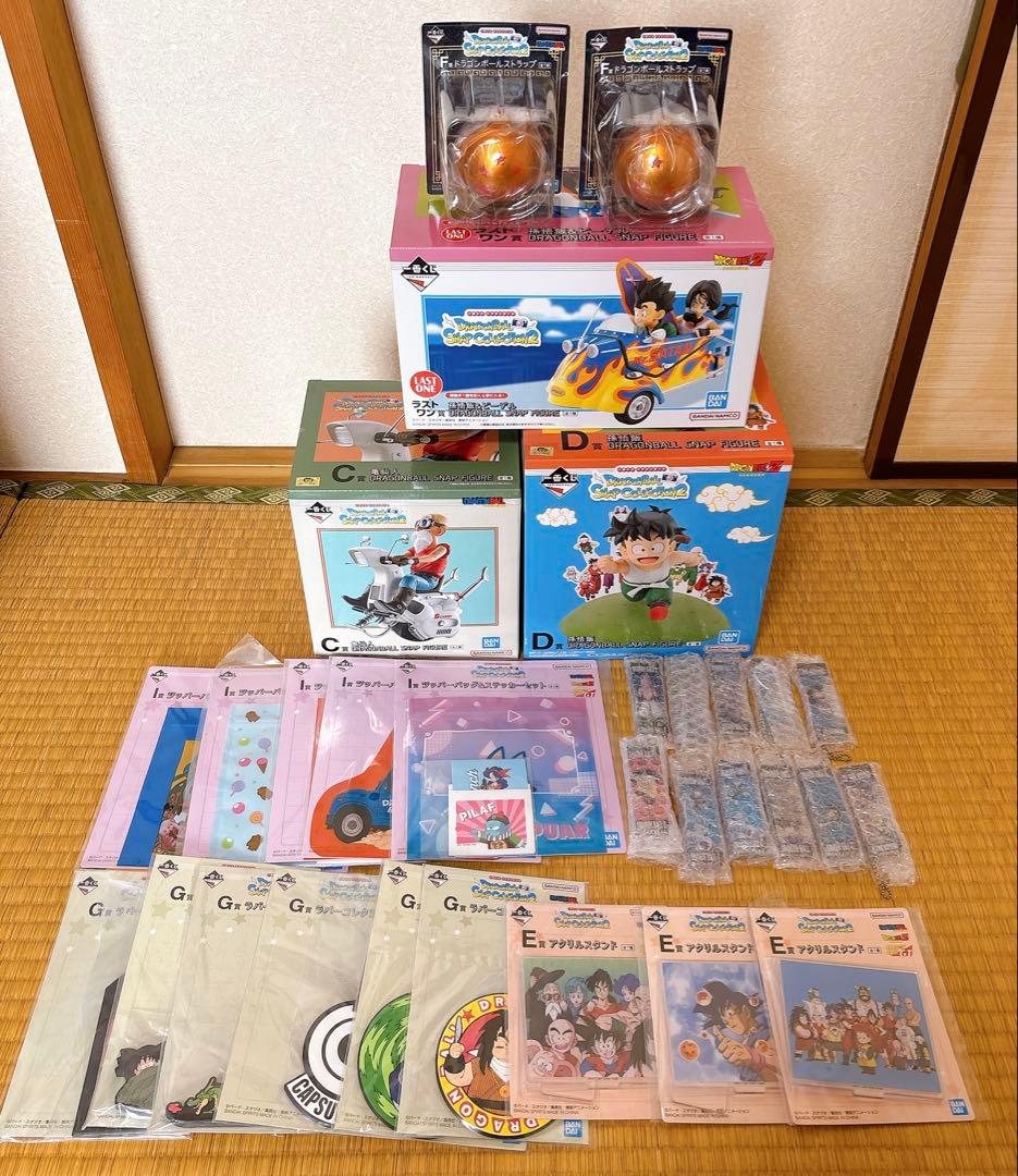 一番くじ　ドラゴンボール　スナップコレクション２　ラストワン+C賞+Ｄ賞+おまけ 一番くじ ドラゴンボール DRAGONBALL SNAP COLLECTION2｜一番くじ