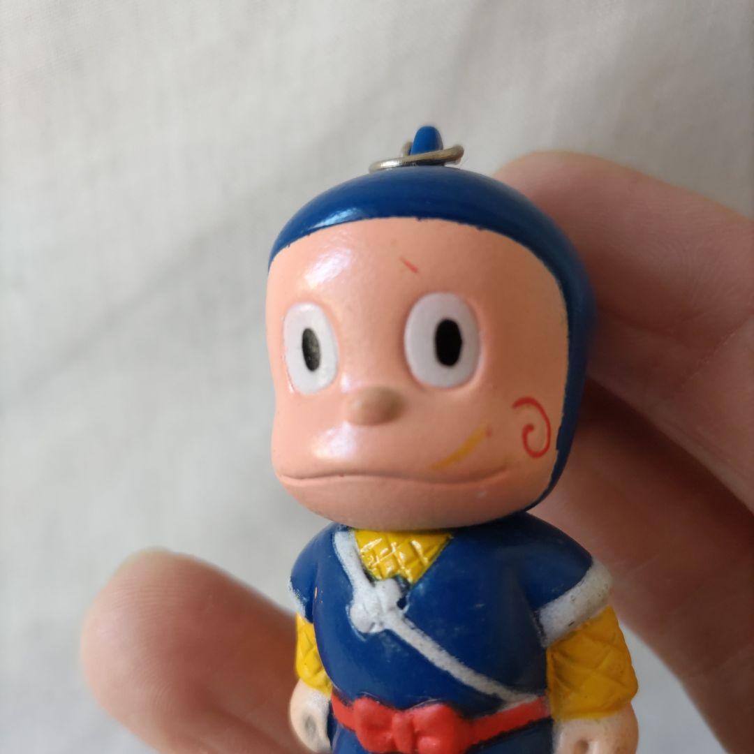 □ 昭和レトロ 当時物 忍者ハットリくん キーホルダー ソフビ □ 藤子