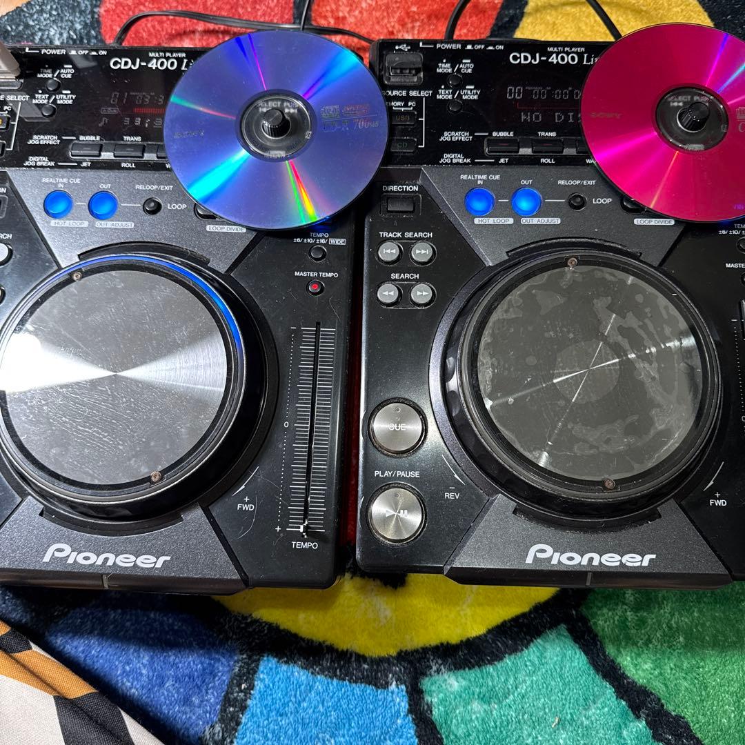 ジャンク]Pioneer CDJ-400 Limited DJ 2台 セット