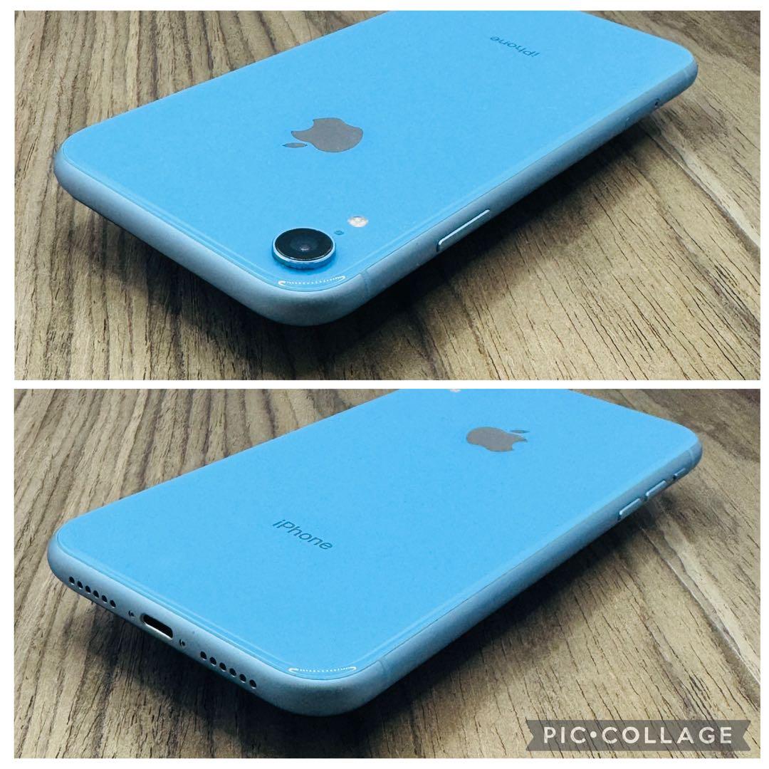 美品】iPhoneXR ブルー 256GB SIMフリー 新品バッテリー - メルカリ