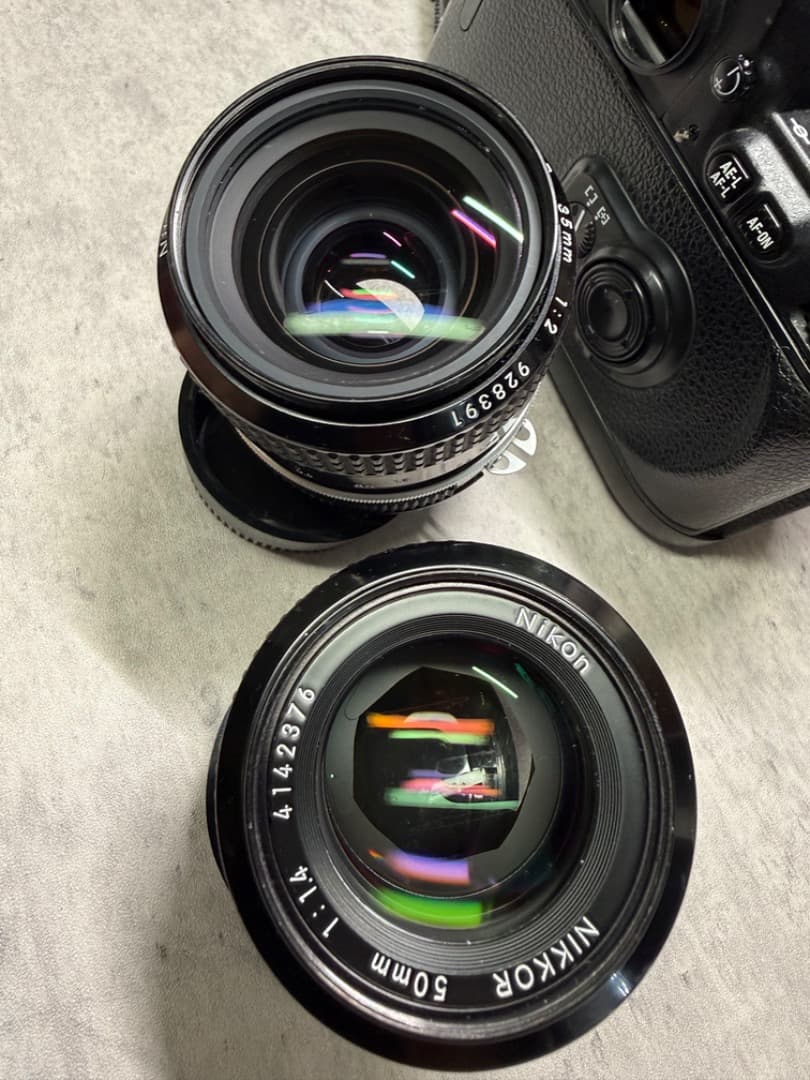 美品NIKON F100 35mm F2 AI 50mm 1.4 AI アダプタ - メルカリ