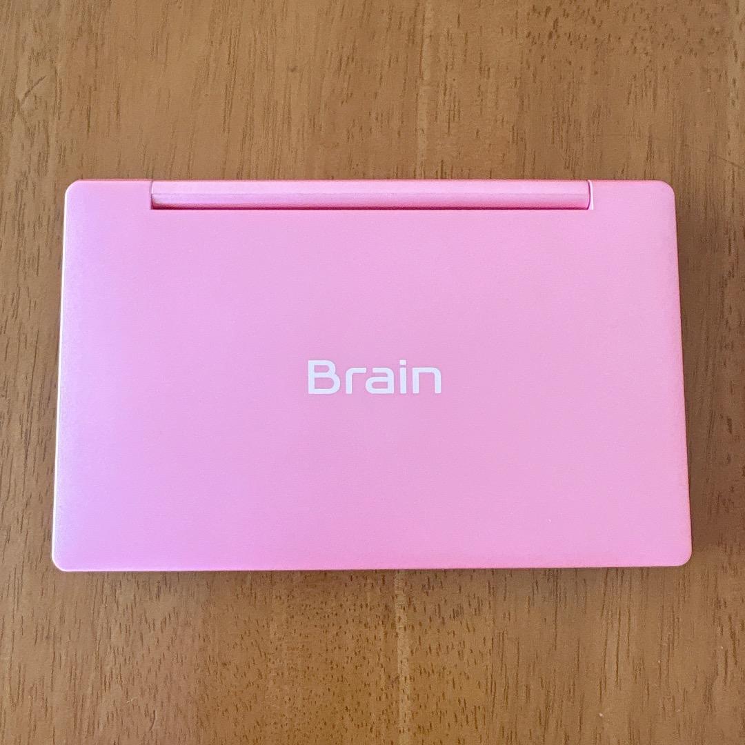 ほぼ新品】電子辞書 SHARP Brain PW-SH3 ピンク 充電器付き - メルカリ