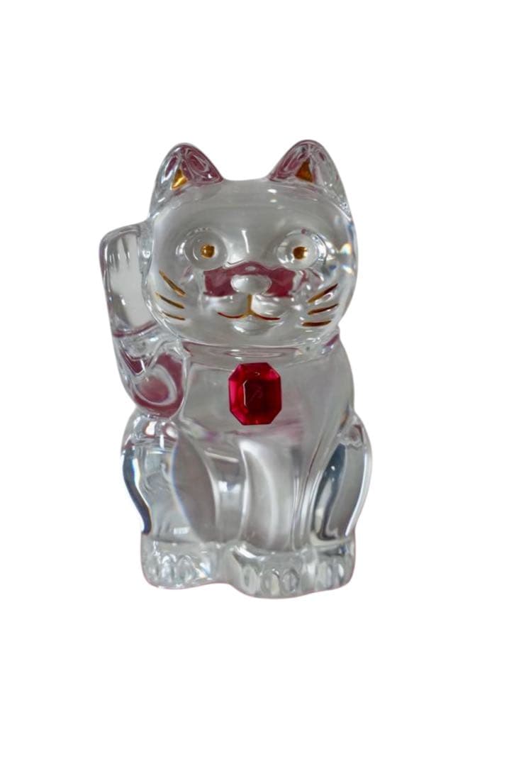 希少★美品★バカラ まねき猫 レッドオクトゴン 箱付き 美品 バカラ 招き猫 レッドオクトゴン 楽天市場】バカラ クリスタル 招き猫