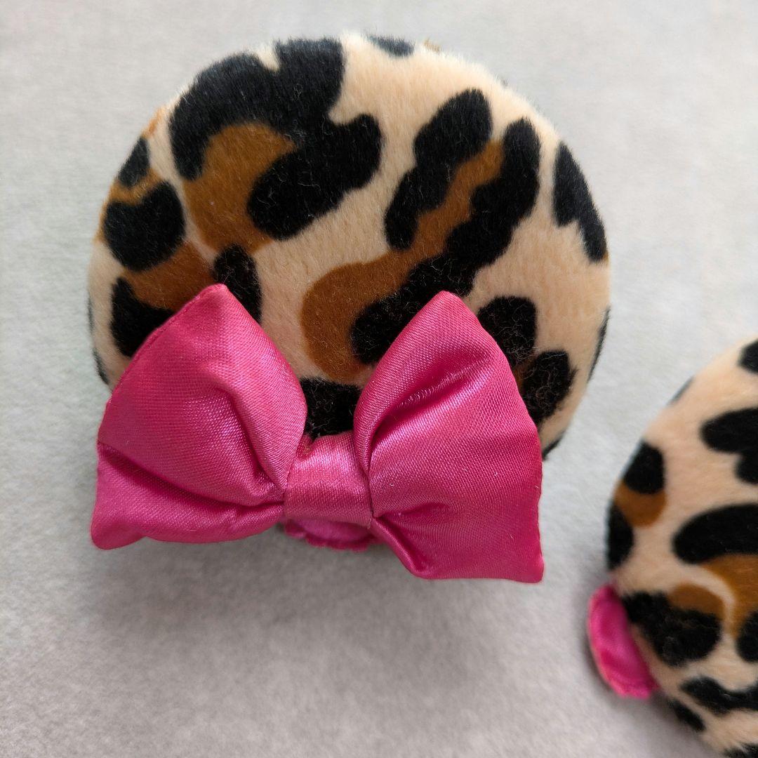 ディズニーリゾート ヘアピン 豹柄 ヒョウ柄 ミニー - メルカリ