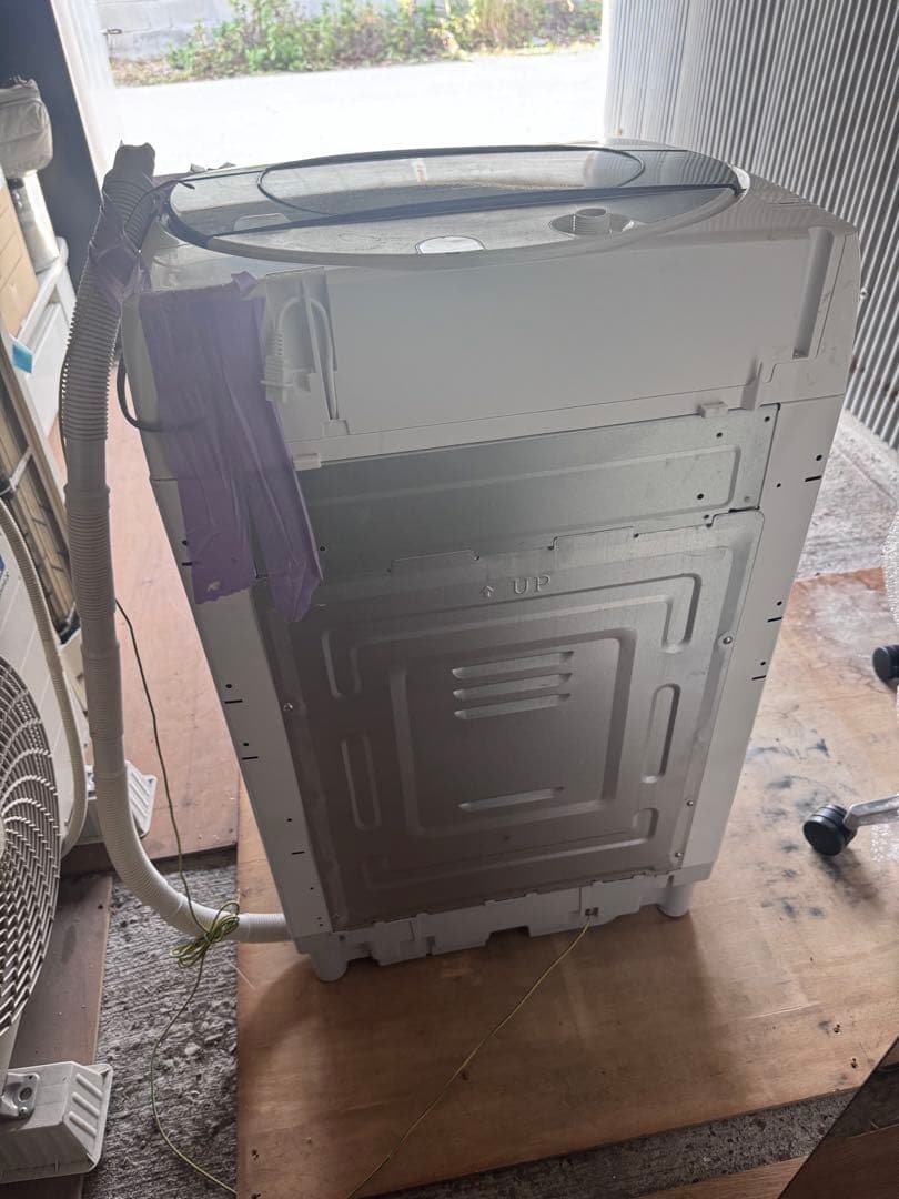 21年製 シャープ 11.0kg 洗濯機 ES-GW11E-S シルバー系