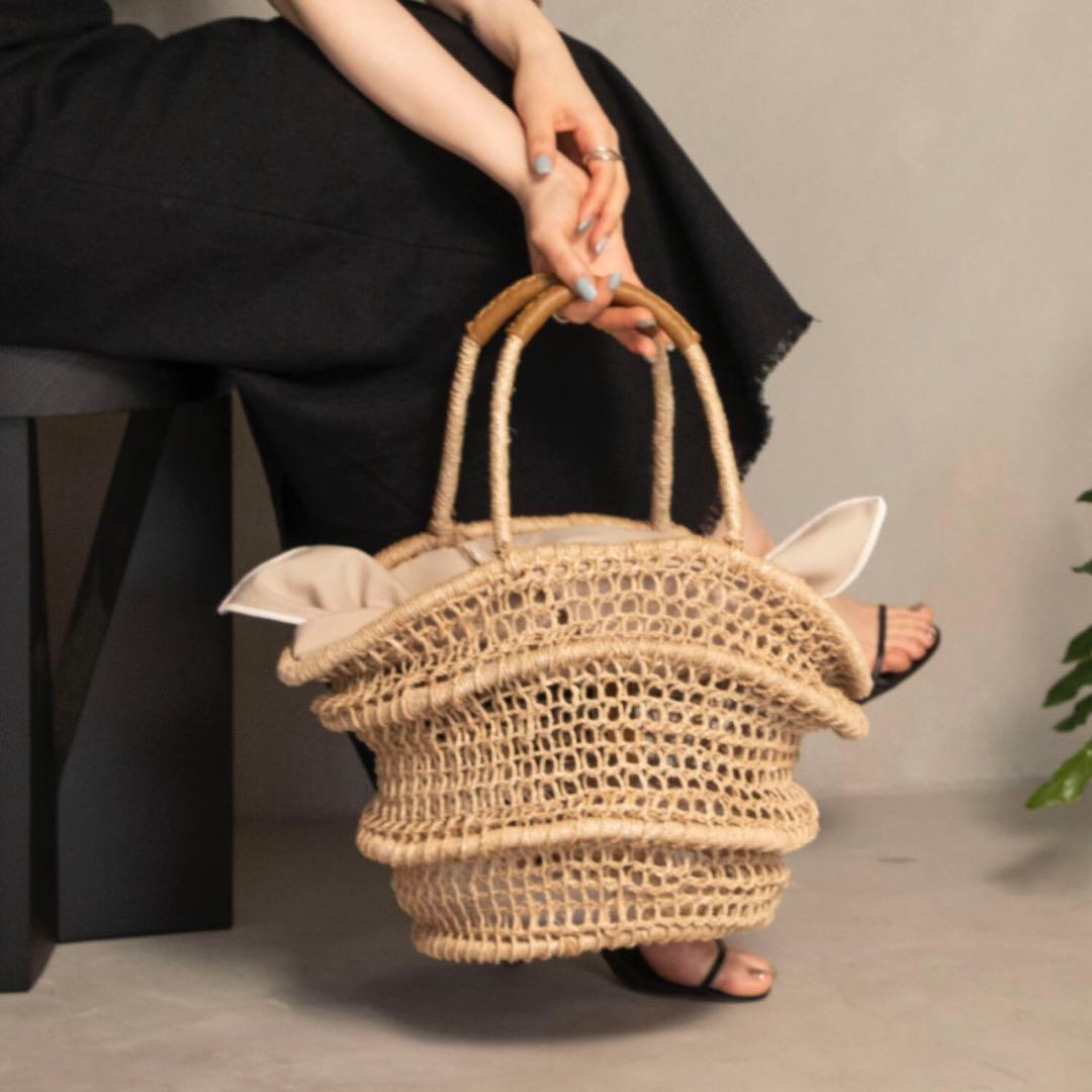 未使用 五明祐子 The Bagmati バグマティカゴバッグ もうかれこれ10年以上愛用しているカゴ、 雑貨店で購入（と呼ばれて