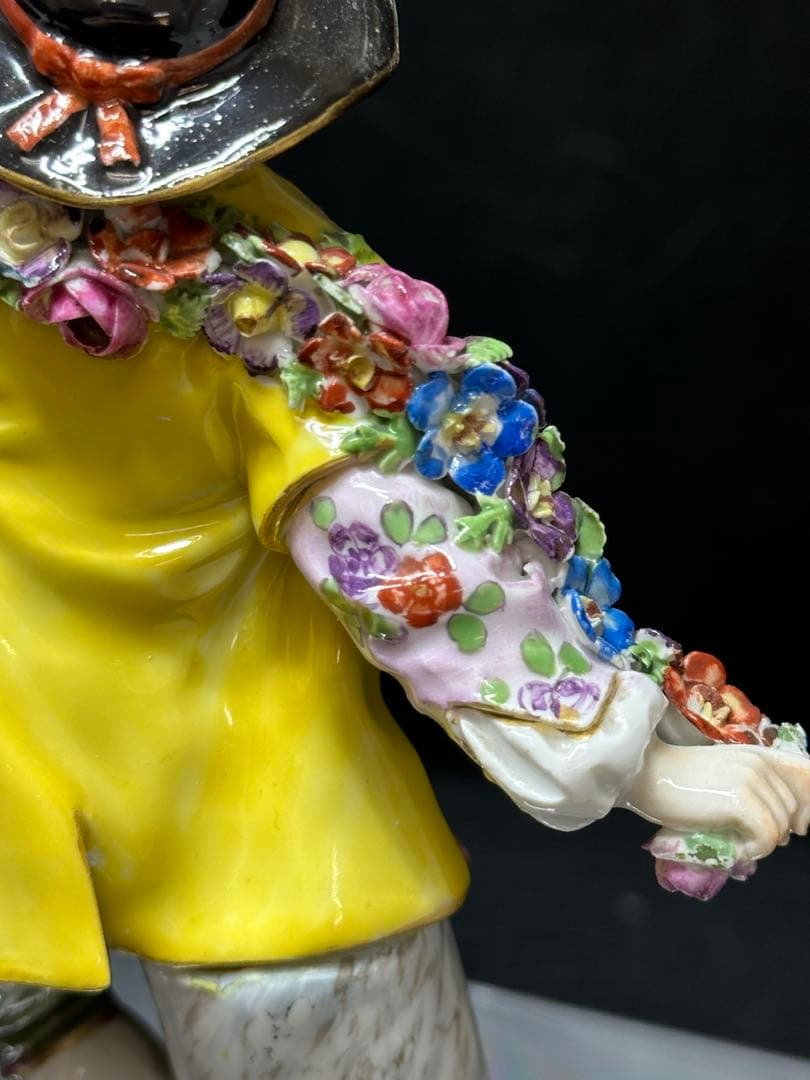 マイセン ガーデナーの恋人たち 高さ17cm トエカ 東ゆ7-0317⭐︎2F