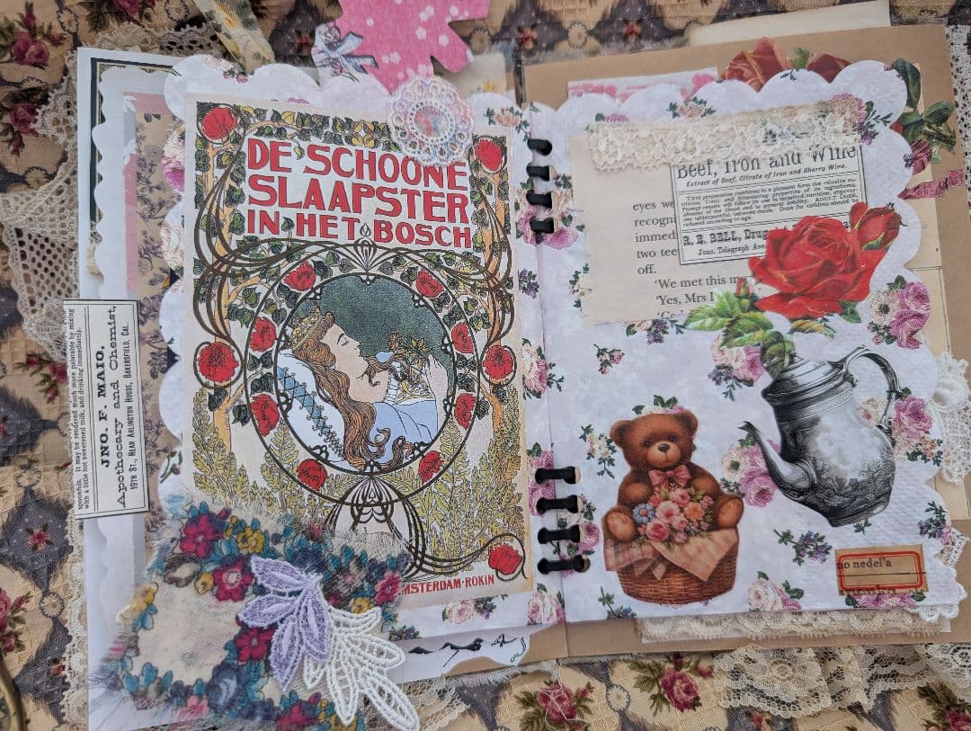 ジャンクジャーナル✢『Inner sanctuary♡』 Junk Journal Joy Club