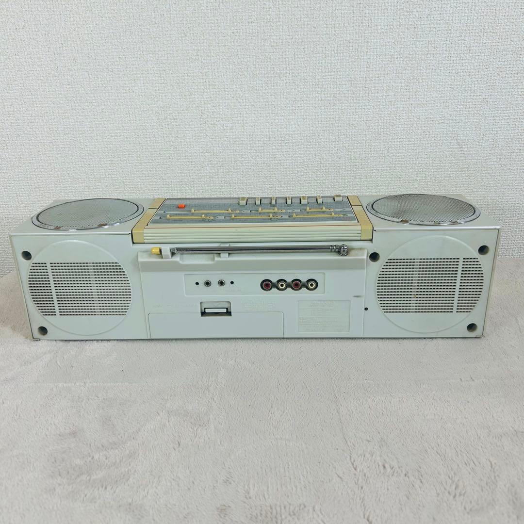 希少 動作品】SANYO MR-Q4 6スピーカー レトロラジカセ 当時物