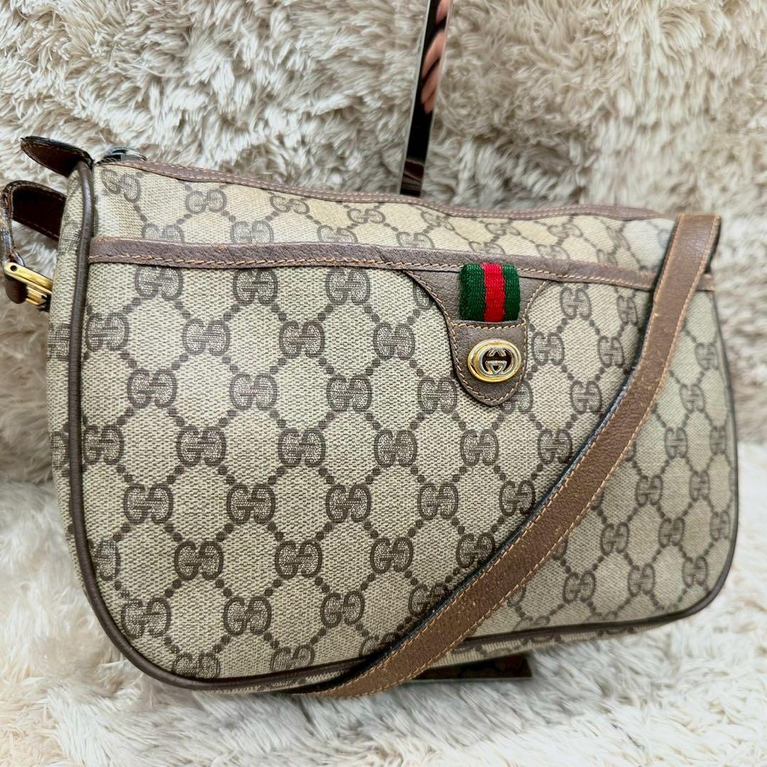 【美品】GUCCI GG ショルダーバッグ スプリーム シェリー GUCCI（グッチ） ショルダーバッグ GGスプリーム シェリーライン