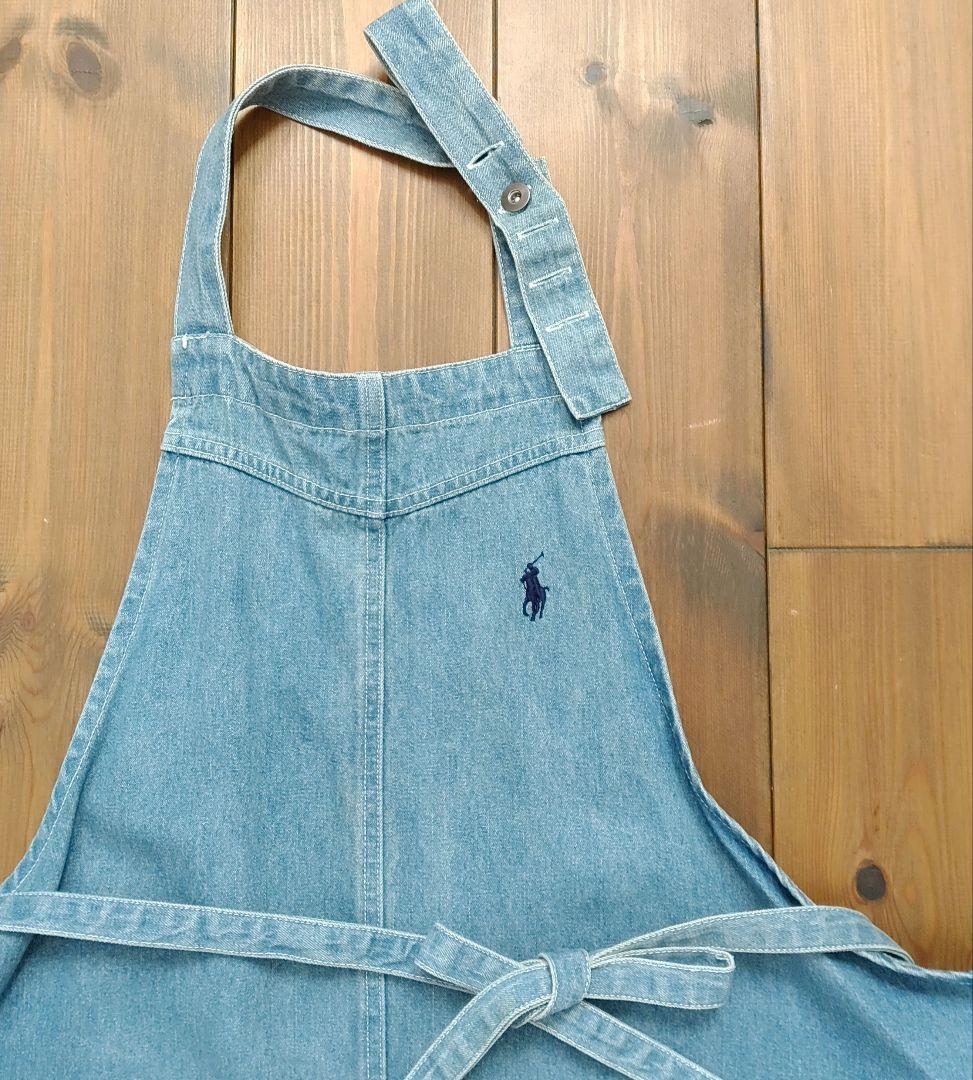 美品】ラルフローレン デニムエプロン - メルカリ